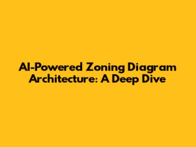 AI-Powered Zoning Diagram Architecture: A Deep Dive