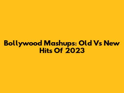 Bollywood Mashups: Old Vs New Hits Of 2023