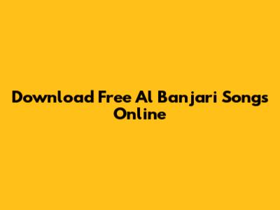 Download Free Al Banjari Songs Online