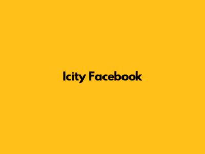 Icity Facebook