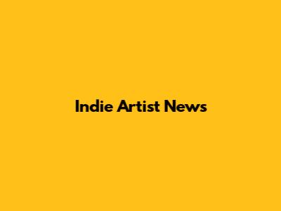 Indie Artist News