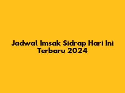 Jadwal Imsak Sidrap Hari Ini Terbaru 2024