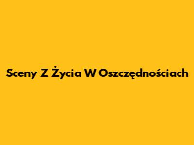 Sceny Z Życia W Oszczędnościach