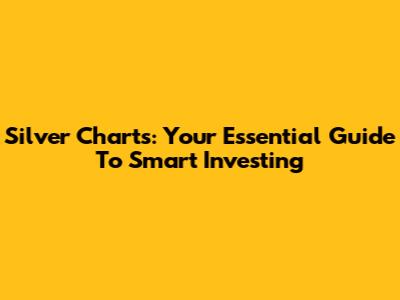 Silver Charts: Your Essential Guide To Smart Investing