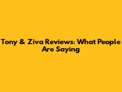 Tony & Ziva Reviews: What People Are Saying