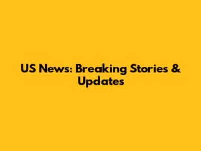 US News: Breaking Stories & Updates